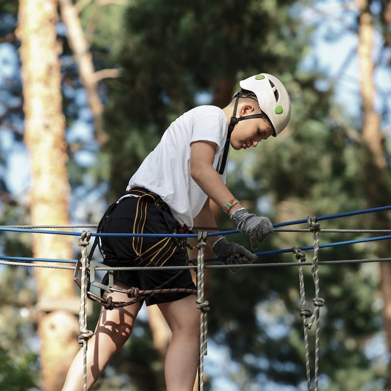 Äventyr på en zipline i Göteborg