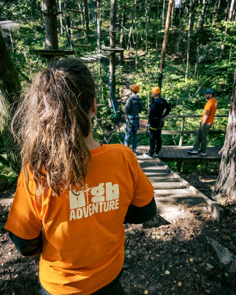 Äventyrlig företagsaktivitet i Göteborg på High Adventure